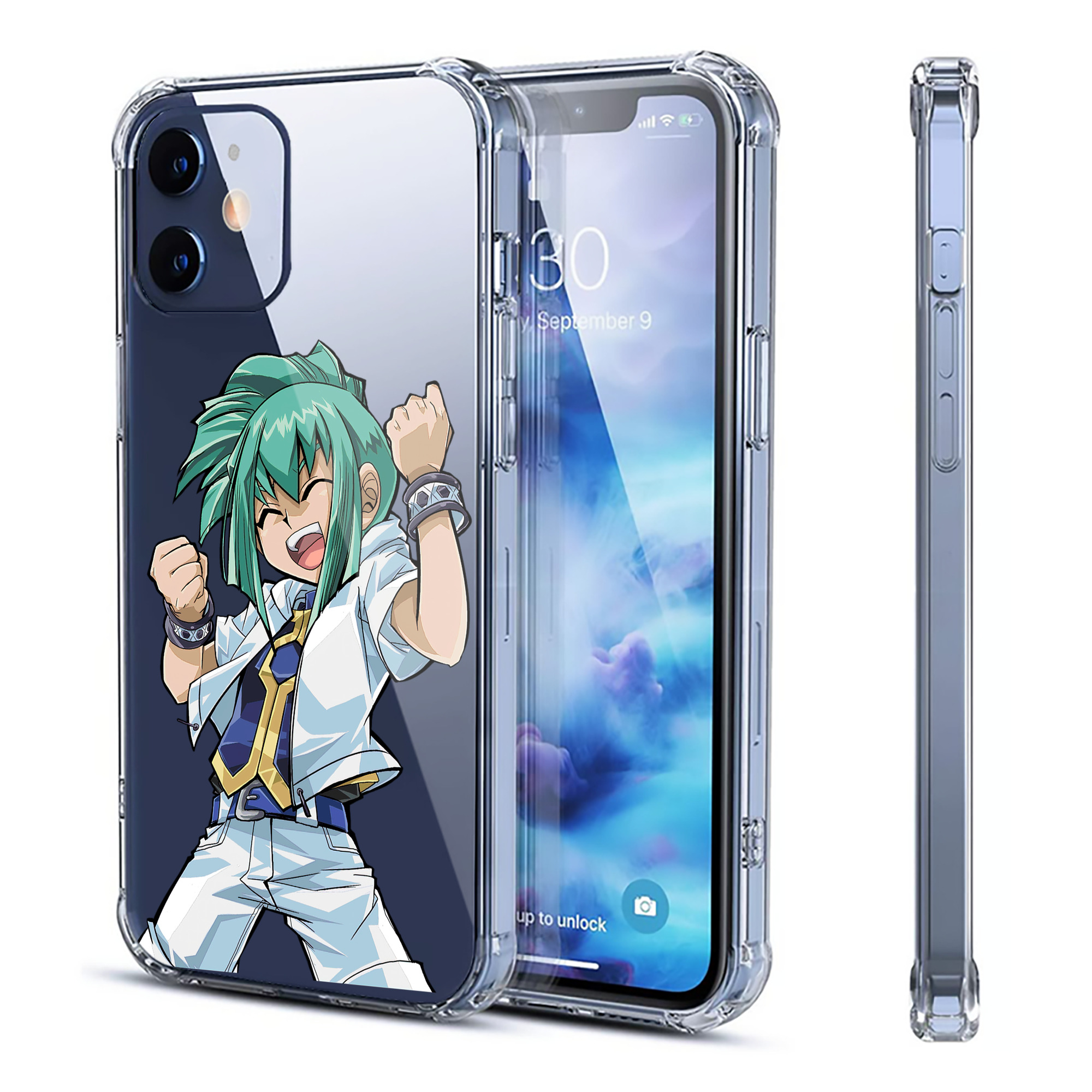 （画像用） 遊☆戯☆王 Yu-Gi-Oh! 【iPhone 12シリーズ対応】透明スマホケース（クリアソフトケース）